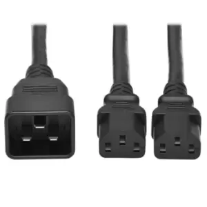 Image of 0.61M Y Splitter Power Cord 3F11059