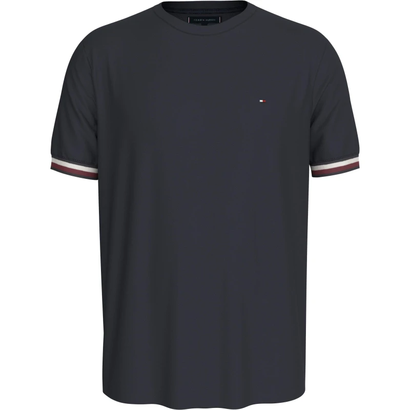 Image of Tommy Hilfiger Striped T-Shirt Regular Fit T-Shirts S Blue 59910318350