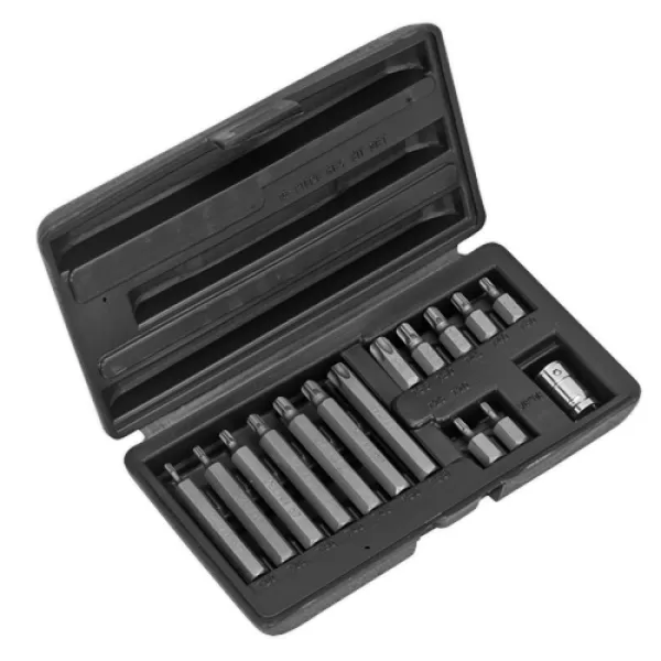 image of Genuine SEALEY S0532 TRX-Star Bit & Holder Set 15pc - Metric