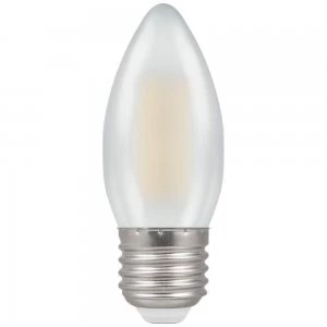 Image of Crompton LED Candle ES E27 Filament Dimmable Pearl 5W - Warm White