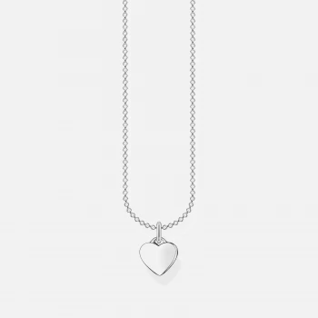 image of Thomas Sabo Womens Heart Necklace - Silver