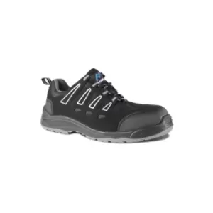 Image of Proman - PM4040 Bridgeport Safety Work Trainer Shoes Black/Grey - Size 5