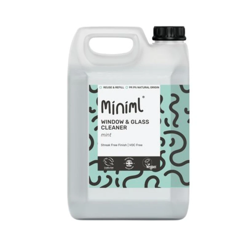 Image of Miniml Miniml Window + Glass Cleaner Mint 5L Refill MIN401 MIN401