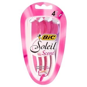 Image of BIC Soleil Scent Disposable Razor x4