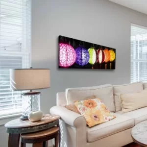 Image of 30902021C-010 Multicolor Decorative Canvas Painting
