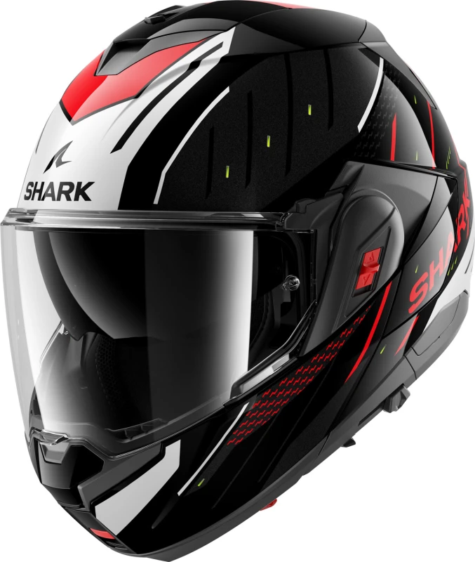 Image of Shark Oxo Rydger Helmet, black-red-silver, Size S for Men