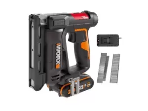 image of Worx WX843 20V 1x2Ah Cordless Crown Stapler Kit