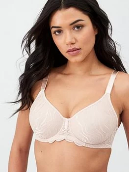 Image of Fantasie Impression Scalloped Moulded Bra - Beige, Size 38G, Women