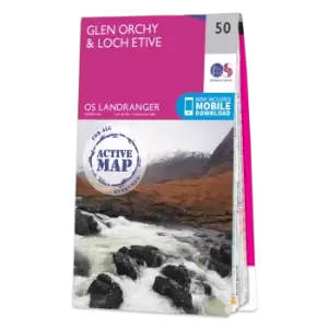 Image of Map of Glen Orchy & Loch Etive