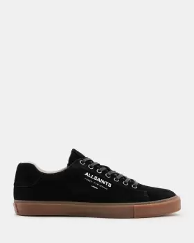 Image of AllSaints Underground Suede Low Top Trainers