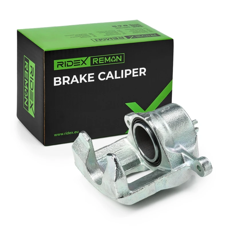 Image of RIDEX REMAN 78B0940R Brake caliper Front Axle Grey Cast Iron, Cast Iron Brake Caliper (78)