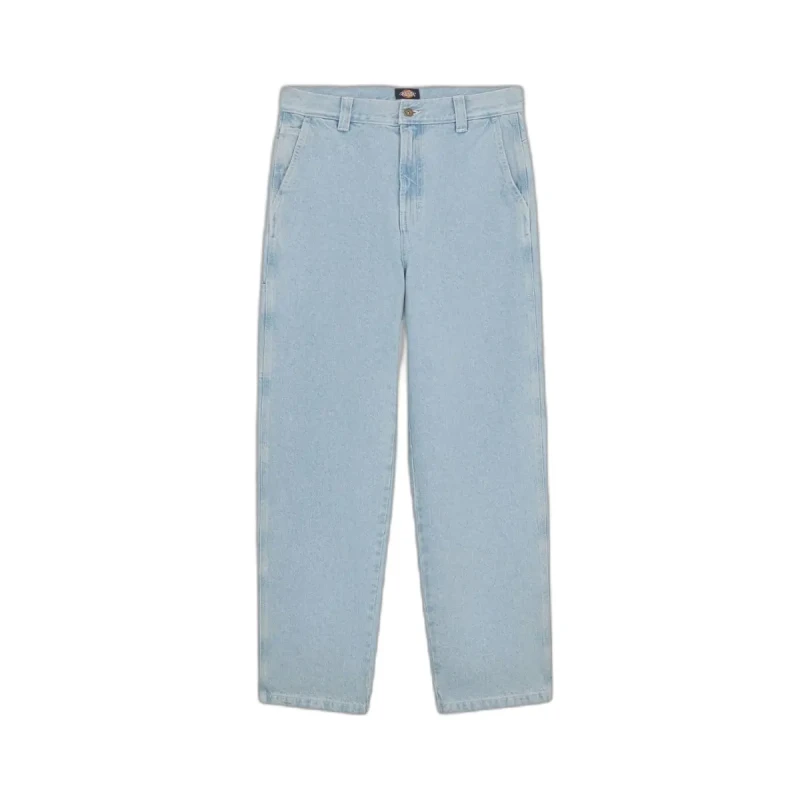 Image of Dickies Vintage Blue Madison Denim Trousers Blue Male 32R 236502UK