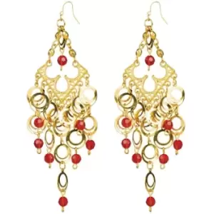 image of De Luxe Earrings Gypsy Fancy Dress Accessory