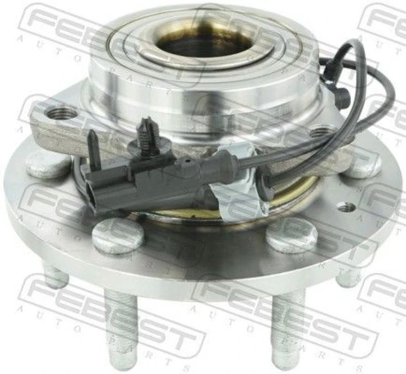 Image of FEBEST 3282-ESCIIIMF Wheel Hub Front Axle, with ABS sensor ring Wheel Hub (653)
