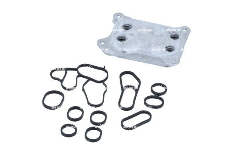 Image of NRF 31204 Oil Cooler EASY FIT with seal rings Oil Cooler,engine oil (469)