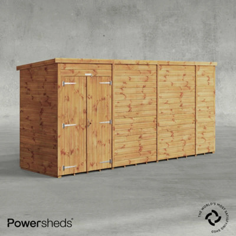 Image of 14X4 Psheds Ol Pent No Windows 2 Doors