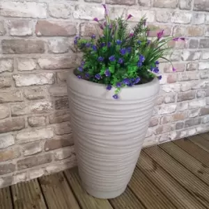 Arizona Tall Stone Effect Garden Planter 56.5cm H