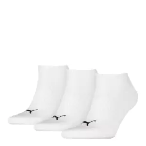 image of Puma Cushioned Sneaker Sock White/Black 6-8