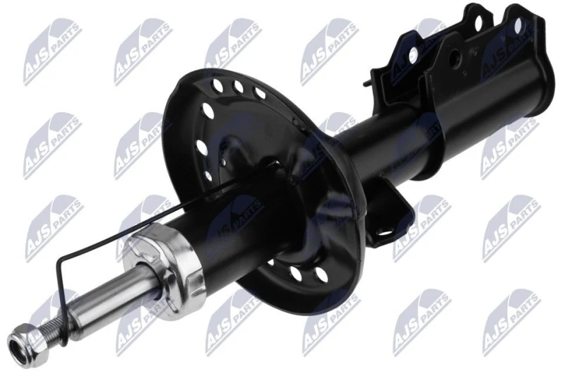 Image of NTY A-PL-041 Shock absorber Front Axle Right, Gas Pressure, Twin-Tube, Suspension Strut, Bottom Clamp Shock Absorber (854)