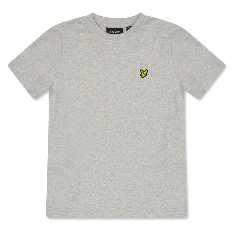 Image of Lyle and Scott Kids T-Shirt Grey Marl D24 male 8-9Y