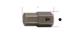 Image of Beta Tools 727/ES22 Impact Hexagon (22mm Drive) Bit 19mm 007270219