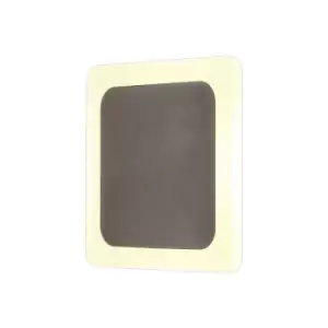 Image of Magnetic Base Wall Lamp, 12W LED 3000K 498lm, 15, 19cm Square Centre, Coffee, Acrylic Frosted Diffuser - Luminosa Lighting