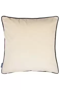 Image of Torto Mottled Velvet Contrast Piped Cushion