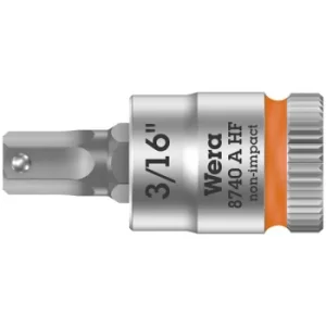 Image of Wera 05003386001 8740 A HF Zyklop In-Hex 1/4" Bit-Socket 3/16" x 28mm