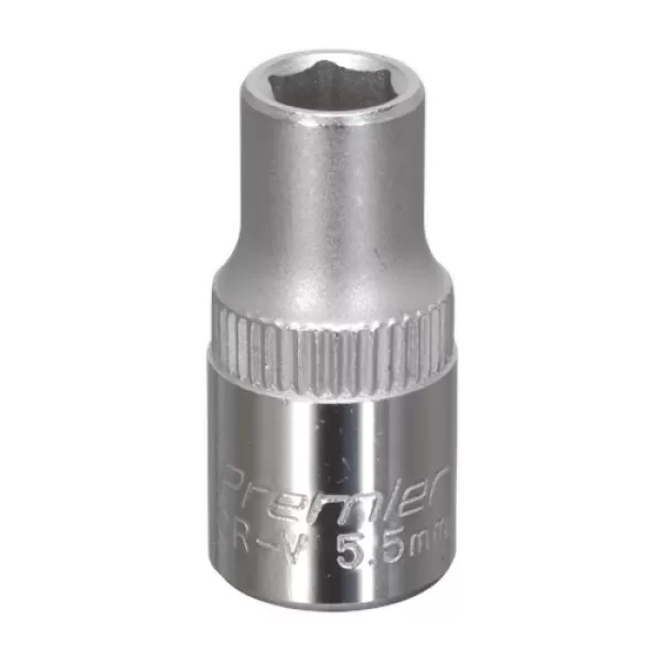 image of Genuine SEALEY S14055 WallDrive&#174; Socket 5.5mm 1/4Sq Drive