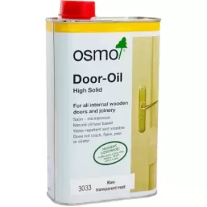 image of Door Oil - Raw Transparent Matt - 1 Litre - Clear - Osmo