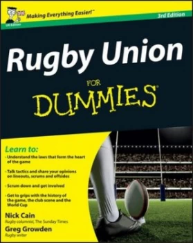 Image of Rugby Union for Dummies by Nick Cain Book