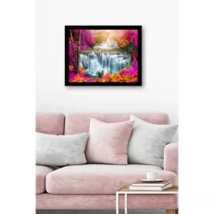 Image of SC0878 Multicolor Decorative Framed MDF Painting