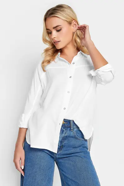 PixieGirl Petite Long Sleeve Shirt White