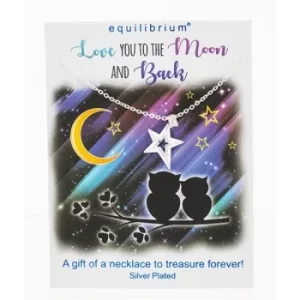Image of Sincere Sentiment Necklace Love Moon