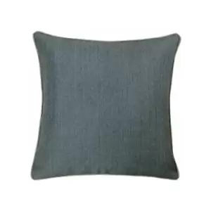 Image of Paoletti - Bellucci Piped Cushion Cover, Graphite/Tobacco, 45 x 45 Cm