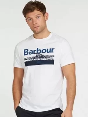 Image of Barbour Isle Graphic T-Shirt, White Size XL Men