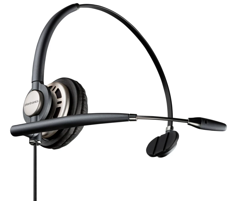 Image of Poly Poly EncorePro HW710 Single Ear Headset +Carry Case +Quick Disconnect 8R708AA