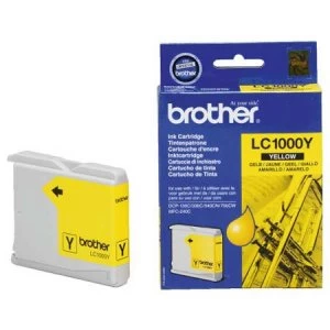 Image of Brother LC1000 Yellow Ink Cartridge