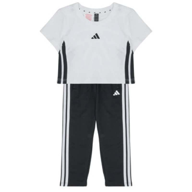 Image of adidas ESSENTIALS T-SHIRT SET girls's in White