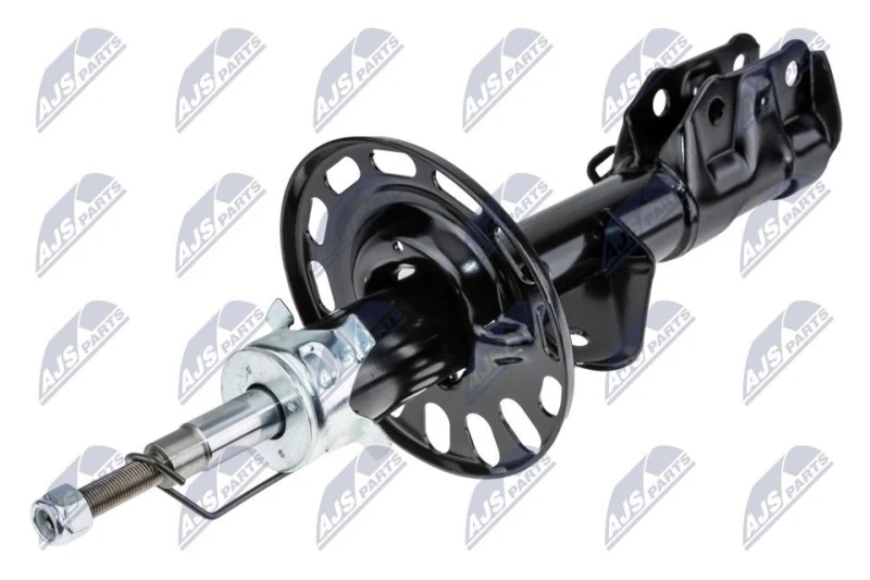 Image of NTY A-HD-009 Shock absorber Front Axle Left, Gas Pressure, Twin-Tube, Suspension Strut, Bottom Clamp Shock Absorber (854)