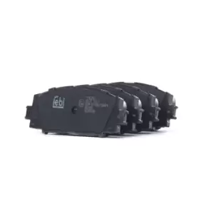Image of FEBI BILSTEIN Brake pad set TOYOTA,LEXUS 116292 044650W141,0446547060,044650W140 044650W141,0446512640,0446547070,0446552180,0446552200,0446552260