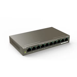 Tenda TEF1110P-8-102W 8 Port 10/100Mbps 2 Gigabit Port PoE Switch UK Plug