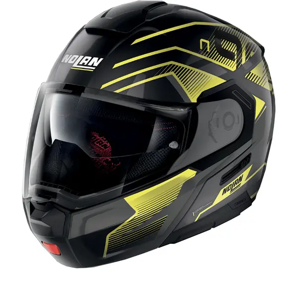 image of Nolan N90-3 Comeback 45 Metal Black ECE 22.06 Modular Helmet Size L