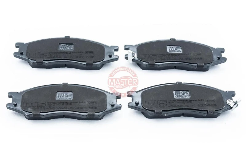Image of MASTER-SPORT 13046135632N-SET-MS Brake pad set Premium Front Axle, with anti-squeak plate Brake Pad Set,disc brake (402)