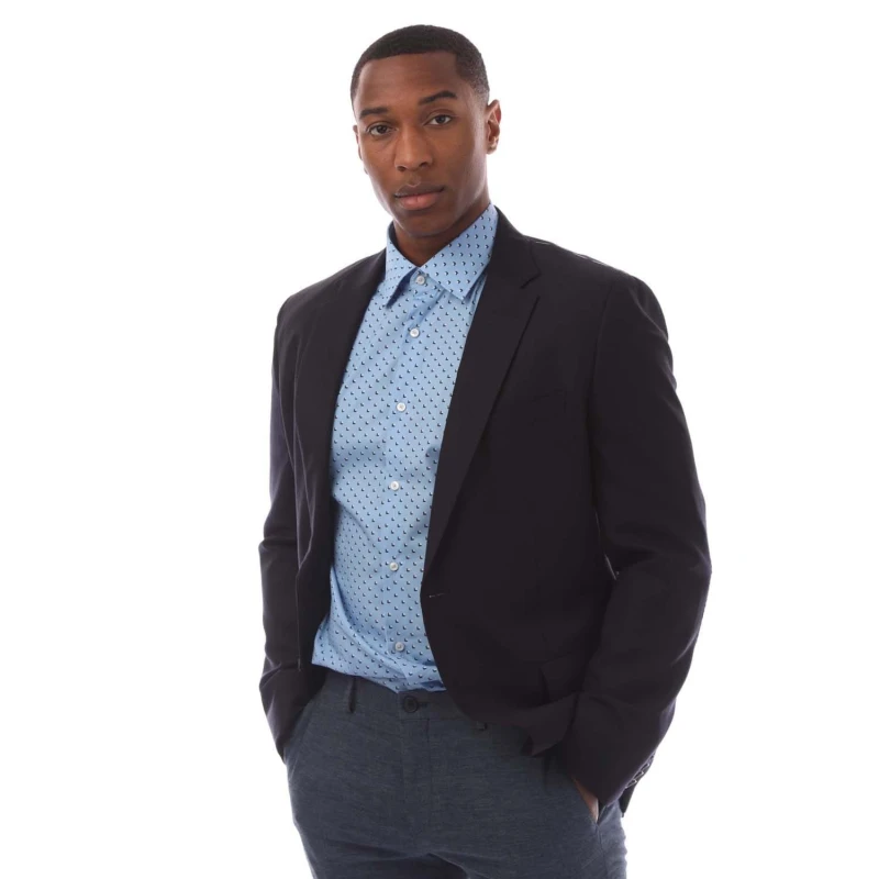 Image of Boss T-Hesam2 Blazer Jacket Dark Blue male 40R