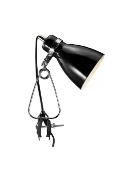 Image of Cyclone Clamp & Clip On Lamp Black E14