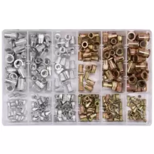 Image of 300 Piece Rivet Nuts Aluminum Carbon Steel M3-M10 - Yato