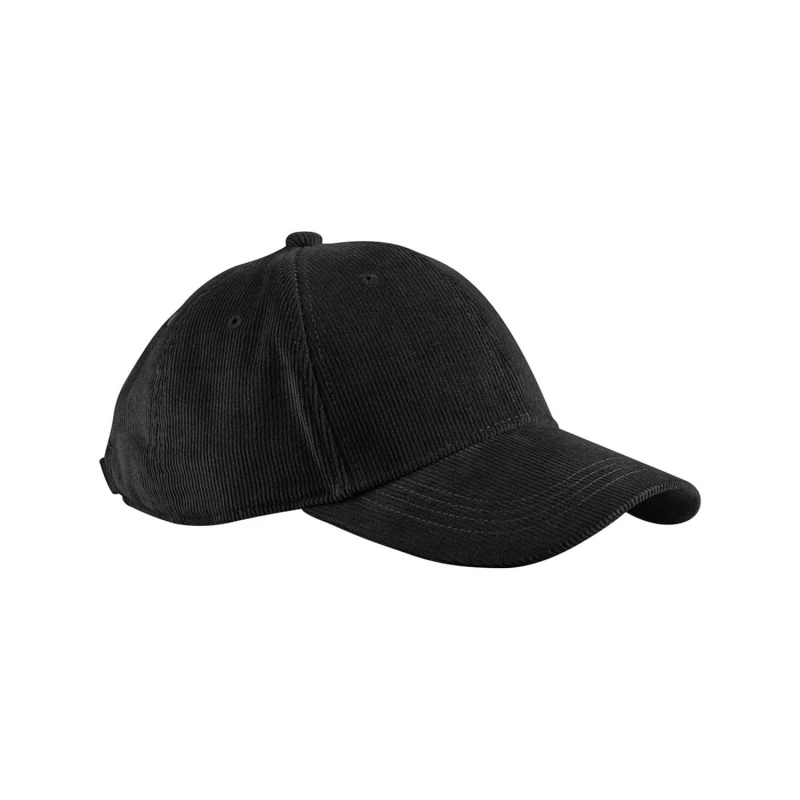 Image of Beechfield Beechfield Men Baseball Cap in Black One Size Male 5063703676311