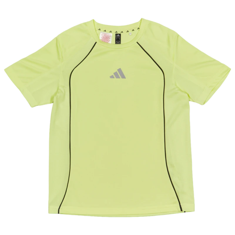 Image of Adidas Tech|Climacool Kid's T-Shirts - Yellow - Size 9 - 10 Years - Poly Jersey