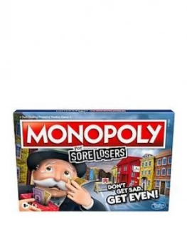 Image of Monopoly Monopoly For Sore Losers Board Game For Ages 8 And Up